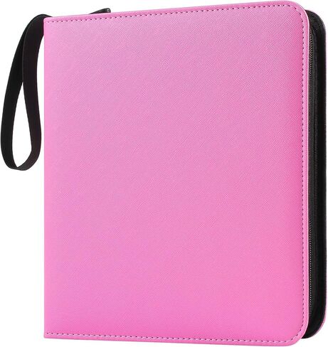 GEAoffice Jumbo Card Binder for XL Jumbo Cards, 1 Pocket Trading Card Album Folder, 80 Top-loading Pockets Binder for Oversize TCG Cards - (X-Large 5.9"x8.1") Red… in Kuwait