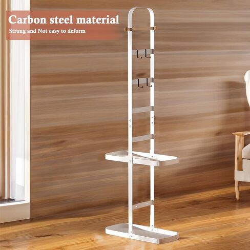 Nisorpa Yoga Mat Floor Storage Rack Yoga Mat Holder Floor Stand Standing Yoga Mat Holder All in One Organizer Yoga Equipment for Hanging Foam Roller at Fitness Class or Home Gym in Saudi Arabia