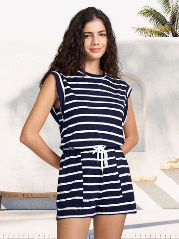 2 Piece Lounge Sets for Women Summer Matching Pajama Sets Outfit Cap Sleeve T Shirt Shorts Loungewear Tracksuits Sets in Saudi Arabia