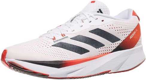 أديداس Adizero Sl أبيض/أسود/أحمر ساطع 1 9.5 D (M) in Saudi Arabia