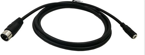 zdyCGTime 3.5mm(1/8in) TRS Stereo Female to 5-Pin Din Male Professional Premium Audio Adapter for Bang & Olufsen, Naim, Quad...Stereo Systems<1.5M> in Saudi Arabia
