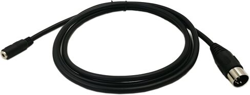 zdyCGTime 3.5mm(1/8in) TRS Stereo Female to 5-Pin Din Male Professional Premium Audio Adapter for Bang & Olufsen, Naim, Quad...Stereo Systems<1.5M> in Saudi Arabia