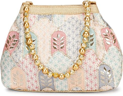 Potli Bag for Women, Evening Bags for Women Handbags, Embroidered Indian Ethnic Potli Bag for Women in Kuwait