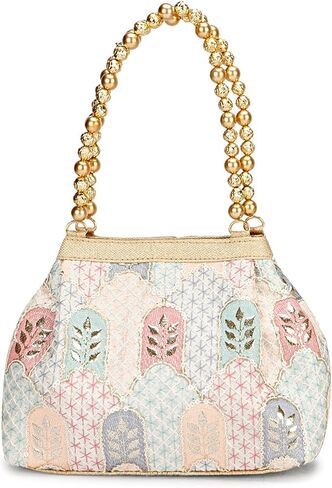 Potli Bag for Women, Evening Bags for Women Handbags, Embroidered Indian Ethnic Potli Bag for Women in Kuwait