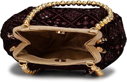 Potli Bag for Women, Evening Bags for Women Handbags, Embroidered Indian Ethnic Potli Bag for Women in Kuwait