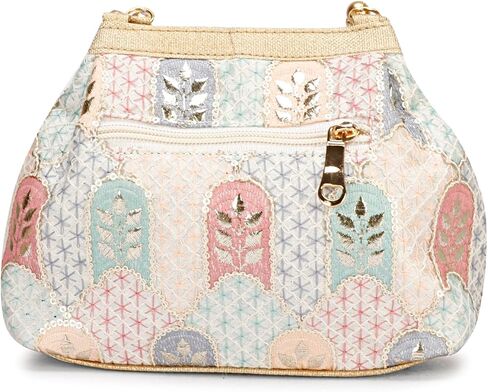 Potli Bag for Women, Evening Bags for Women Handbags, Embroidered Indian Ethnic Potli Bag for Women in Kuwait