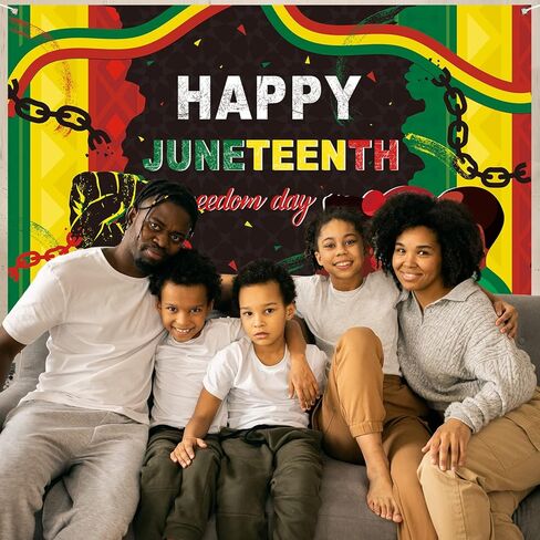 لافتة خلفية Juneteenth، ديكورات خلفية Juneteenth للحفلات، لافتة خلفية للتصوير الفوتوغرافي ليوم الحرية ليوم الاستقلال الأمريكي الأفريقي in Saudi Arabia