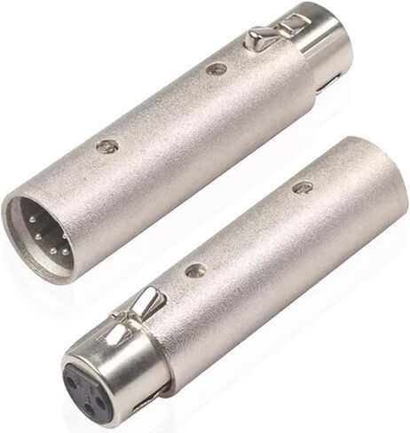 XLR إلى 5Pin Din MIDI محول، MIDI 5 دبابيس DIN ذكر إلى XLR 3 دبابيس محول محول ذكر لمطابقة الآلات الموسيقية (2 حزمة) in Kuwait