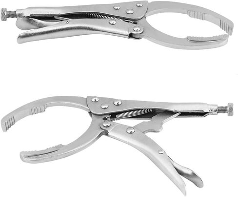 Qiilu 10inch Car Oil Filter Wrench,Vehicle Adjustable Oil Filter Wrench Plier Spanner Removal Tool in Saudi Arabia