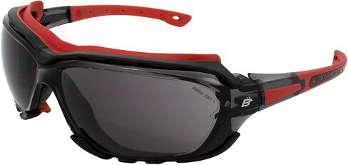 Birdz Eyewear Gasket Safety Padded Motorcycle Riding Sunglasses Red with Smoke Polycarbonate Lenses in Saudi Arabia