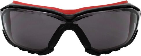 Birdz Eyewear Gasket Safety Padded Motorcycle Riding Sunglasses Red with Smoke Polycarbonate Lenses in Saudi Arabia