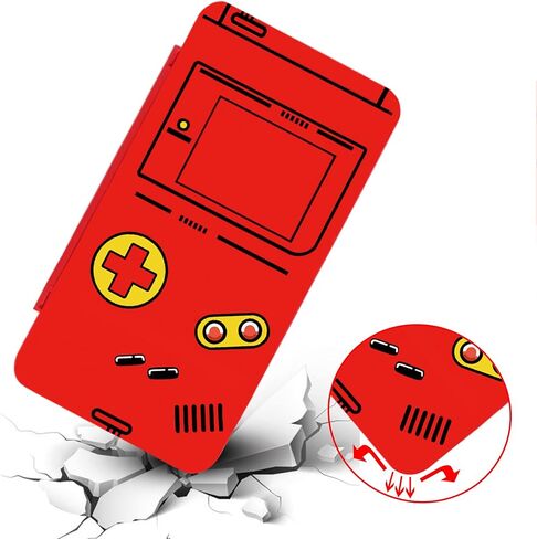 Switch Game Holder for Nintendo Switch/Lite/OLED, 3D Kawaii Kirby Switch Game Case for Storage 16 Games Cards & 16 Micro SD Cards Switch Lite Accessories Portable Hard Shell Cartridge Box Case - Pink in Saudi Arabia