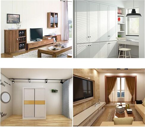 نصف القمر المقلم 12 قطعة من سبيكة نصف القمر موصل الأثاث، صواميل موصل الأثاث باللون البرونزي 8 مم قطر الفتحة نصف القمر غسالة فاصل لتوصيل الأثاث in Kuwait