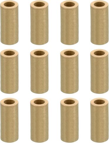 PATIKIL M6 Brass Spacers, 12 Pcs Metal Spacer Brass 6mm ID x 10mm OD x 20mm L Brass Spacers Screw Standoff for 1/4inch or M6 Screw Bolts in Saudi Arabia
