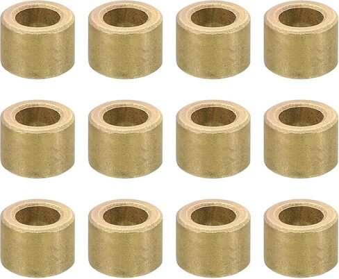 PATIKIL M6 Brass Spacers, 12 Pcs Metal Spacer Brass 6mm ID x 10mm OD x 20mm L Brass Spacers Screw Standoff for 1/4inch or M6 Screw Bolts in Saudi Arabia