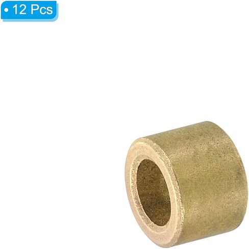 PATIKIL M6 Brass Spacers, 12 Pcs Metal Spacer Brass 6mm ID x 10mm OD x 20mm L Brass Spacers Screw Standoff for 1/4inch or M6 Screw Bolts in Saudi Arabia