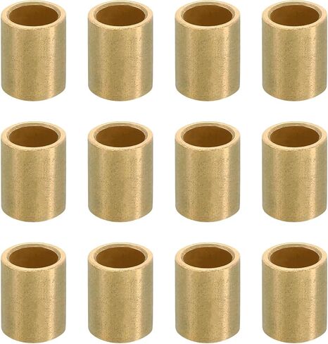 PATIKIL M6 Brass Spacers, 12 Pcs Metal Spacer Brass 6mm ID x 10mm OD x 20mm L Brass Spacers Screw Standoff for 1/4inch or M6 Screw Bolts in Saudi Arabia