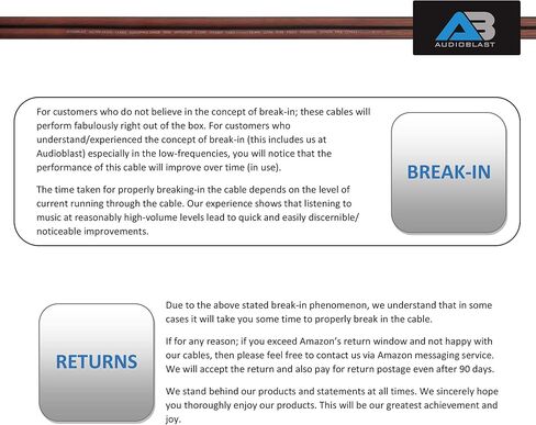 Audioblast HQ-SPK-AP2HD-12AWG - 15 قدم - 2 كور (99.99% OFC) زوج كابل مكبر صوت فائق المرونة مع مقابس موزة مطلية بالذهب - 12 مقياس in Kuwait