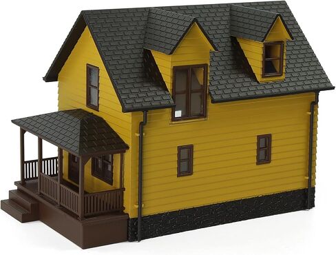 N Scale Model Building 1:160 Residential Modern House Assembled Architectural for Model Train Layout Diorama JZN01 (Yellow) in Saudi Arabia