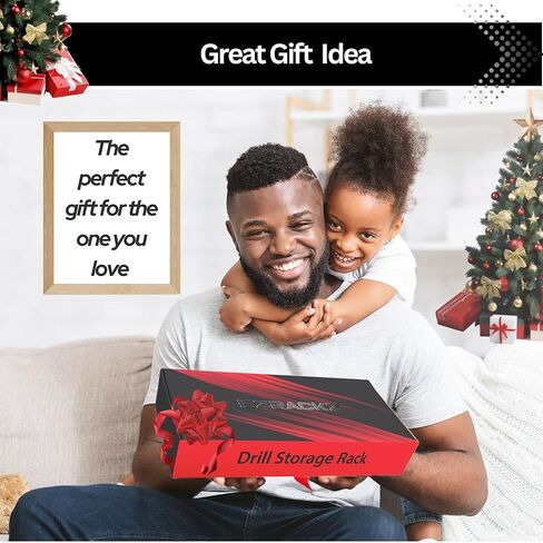 منظم أدوات الطاقة - أرفف تثبيت على الحائط لحامل المثقاب شديد التحمل، رف تخزين كبير لأدوات الطاقة، سعة 150 رطل، منظمة سقيفة المرآب، رف بطارية وشاحن، خيارات تركيب متعددة الاستخدامات. in Kuwait