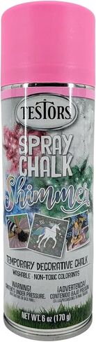 Testors 359657 Shimmer Washable Spray Chalk, Cotton Candy Pink, 6 oz. in Saudi Arabia