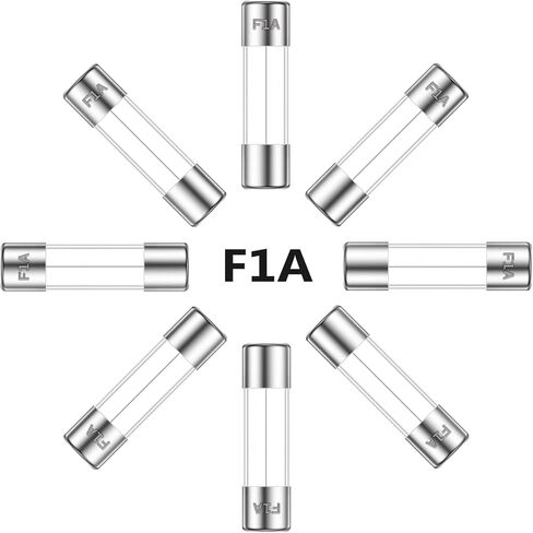 1A 250V 5x20MM Fast Blow Glass Fuse 1 Amp 250 Volt 0.2 x 0.78 Inch Fast-Acting Tube Fuses F1AL250V (Pack of 30Pcs) in Saudi Arabia
