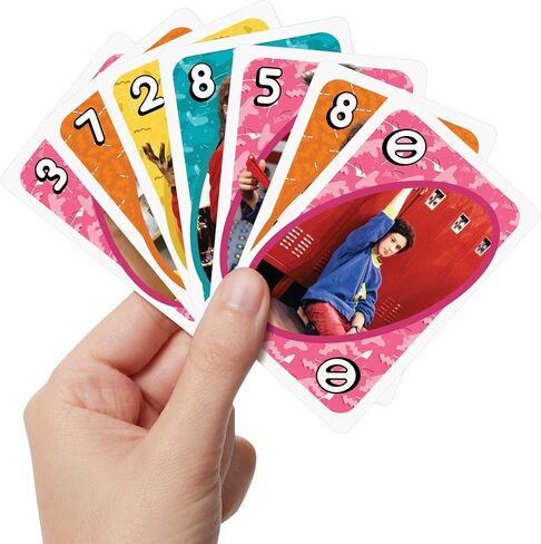 Mattel Games UNO Saved by The Bell Card Game with 112 Cards & Instructions, Great Gift for Kid, Adult or Family Game Night, Ages 7 Years & Older in Saudi Arabia