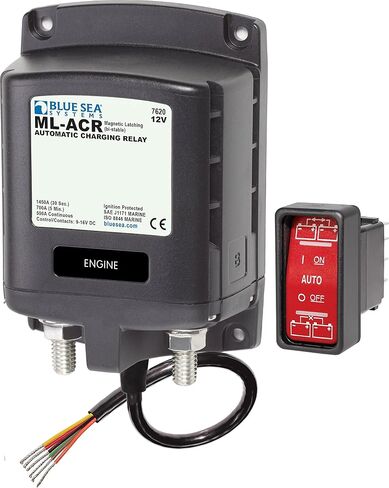 Blue Sea 7620 ML-Series Automatic Charging Relay (Magnetic Latch) 12VDC, Default Title in Saudi Arabia