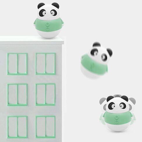Roly Poly Tumbler Panda, Baby Tummy Time Toy, Cute Musical Toy Gift for Infant Boy Girl 36 Months and Up, Cute Desk Toys for Office for Adults in Saudi Arabia