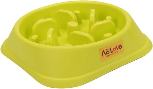 Slow Feeder Bowl Healthy Food Fun Anti-Choke Pet Bowls for Dog (One Size, A0-Green) in Saudi Arabia