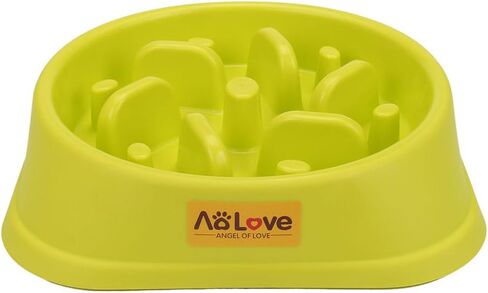 Slow Feeder Bowl Healthy Food Fun Anti-Choke Pet Bowls for Dog (One Size, A0-Green) in Saudi Arabia
