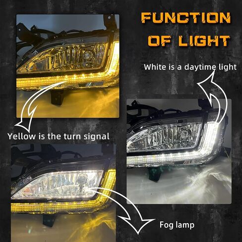 مصابيح الضباب متوافقة مع 2019 2020 2021 Hyundai Tucson LED أضواء النهار الجري مع مصابيح الهالوجين H8 استبدال مصابيح الضباب الأمامية للقيادة in Kuwait