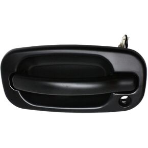 Exterior Front Driver Left Side Replacement for 2002-2006 for Chevrolet for Avalanche 1500 1pc Smooth Black Handle Replace OE 15150735