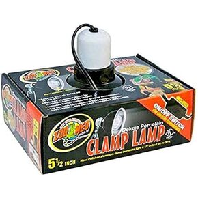 Zoo Med Deluxe Porcelain Clamp Lamp, 5.5"