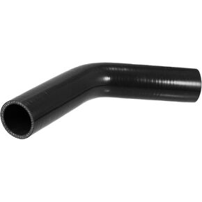 X AUTOHAUX 40mm 1.57" ID 45 Degree Elbow Silicone Reducer Hose Pipe Bend Turbo Water Intercooler Black