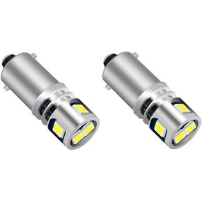 BlyilyB 12V-24V BA9 BA9S 53 57 1895 64111 مصباح إضاءة السيارة LED باللون الأبيض الساطع للغاية للوحة الترخيص والباب الجانبي وأضواء خريطة القبة الداخلية (حزمة من 2) in Kuwait