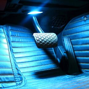 Jaronx Compatible With Mercedes Benz Ambient Lights For C Class W204/E Class W212/S Class W221, Three Colors LED Ambient Lighting Interior Lights For Footwell Lights, Trunk Lamp, Make-up Mirror Lights