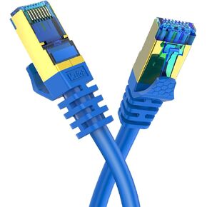 CAT8 Ethernet Cable 30FT 1 Pack Veetop 40Gbps 2000Mhz High Speed Gigabit SFTP LAN Network Internet Cables with RJ45 Gold Plated Connector for Router, Modem, Gaming, Xbox in Kuwait