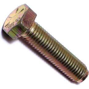 014973251864 Grade 8 Fine Hex Cap Screws, 5/16-24 x 1-1/4, Piece-50 , yellow