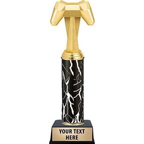 Crown Awards 11" Video Gaming Trophies, Video Games Controller Trophy, Customize Now Prime