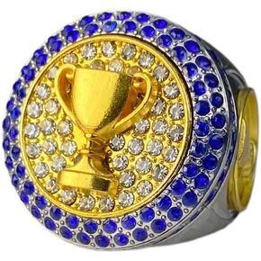 1 or 10 Pack Championship Trophy Ring in Stones Award Gift for Tournament or League Champion