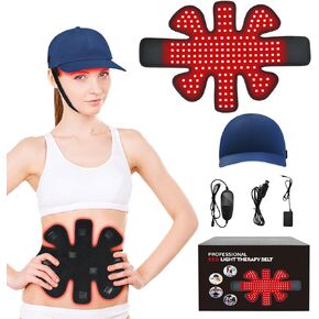 Red Light Therapy Belt for Body Keen Hands Feet Waist Back Shoulder Joint Red Light 630nm, 85nm, 940nm