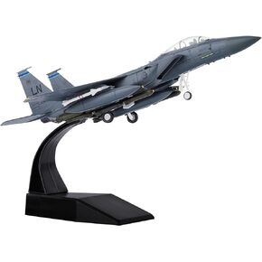 HANGHANG 1/100 F-15E Fighter Plane Model Metal Aircraft Model Military Airplane Model Diecast Plane Model for Collection or Gift