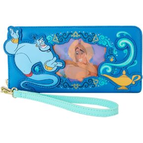 Loungefly Disney Aladdin Jasmine Lenticular Zip Around Wristlet Wallet