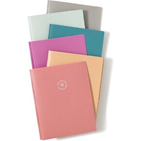 U Brands U-Eco Poly 2-Pocket Pronged Folders, Set of 12, Assorted Brights, Built-in Metal Prongs, Letter Size (6599U01-12)