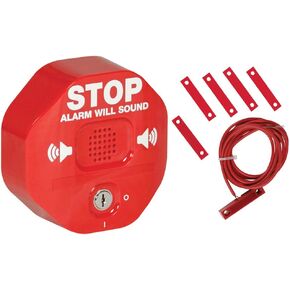 Safety Technology International, Inc. STI-6402 105 dB Exit Stopper® Multifunction Door Alarm for Double Doors with on/off Switch and 9 Volt Battery
