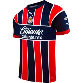 PUMA Chivas Men's Authentic Alternative Jersey 22/23 (as1, Alpha, m, Regular, Regular) Red, Blue
