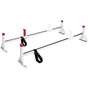 Weather Guard - 2053 205-3 All-Purpose White Powder Coated Full Size Van Ladder Rack