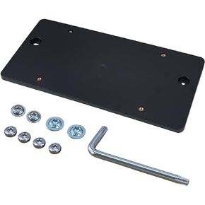 Rear Bumper License Plate Bracket Holder Set with 8 Screw Bolts & Wrench Kit Fit for 2008-2023 Audi A5 S5 RS5 Q5 SQ5