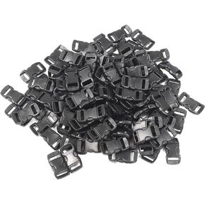 100PCS Plastic Buckles - Side Release Buckle, Sewing Clips for Small Bracelets